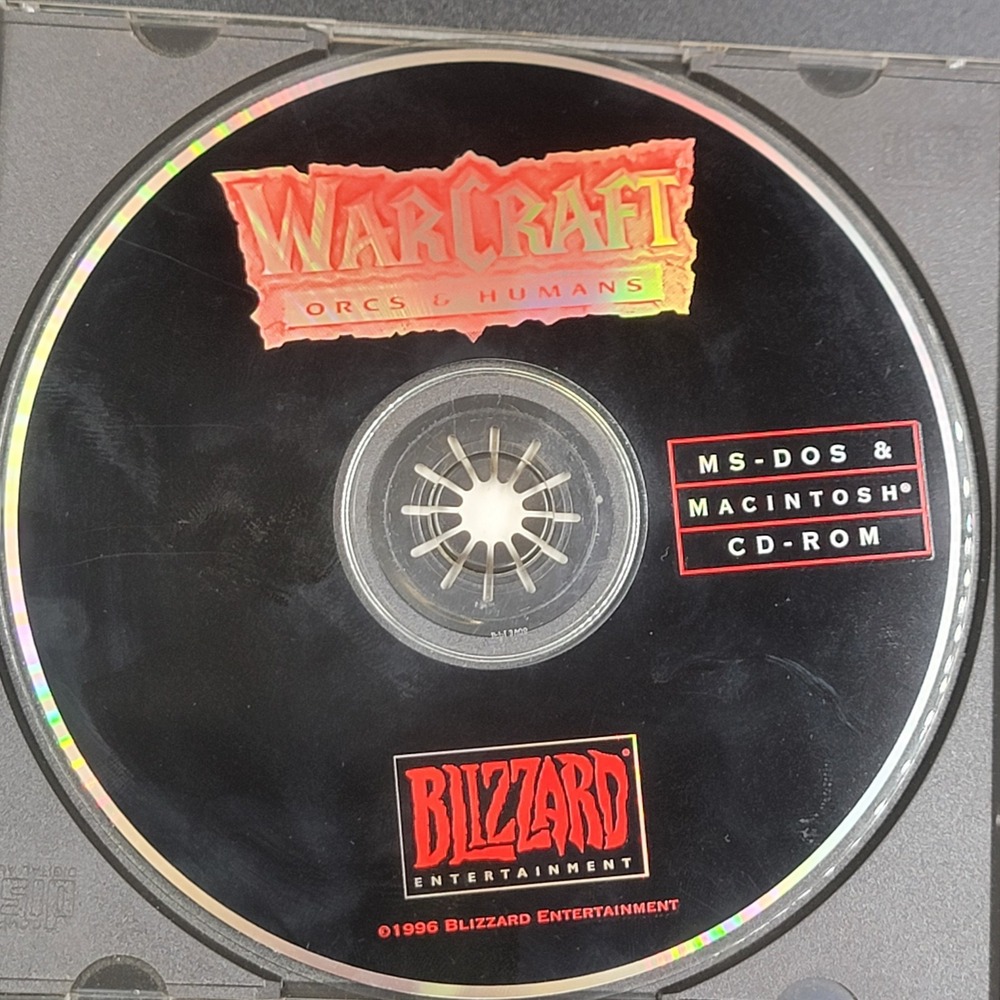 Warcraft Orcs & Humans MS-DOS & MAC CD-ROM PC Blizzard 1996